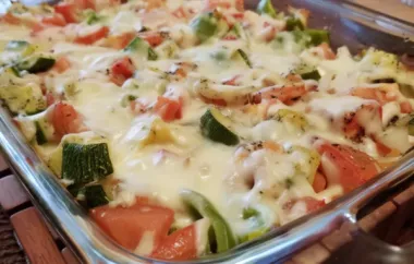 Cheesy Zucchini Casserole - A Delicious and Easy Dish to Add to Your Dinner Rotation