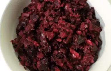 Delicious Beet and Pear Puree Recipe