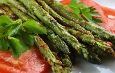 Delicious Grilled Parmesan Asparagus Recipe