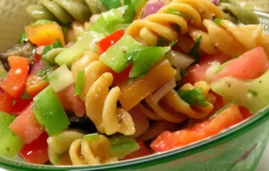 Fiery Three Pepper Pasta Salad Recipe