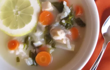 Lemony Chicken Soup with a Twist