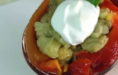 Roasted Red Pepper Salad Recipe