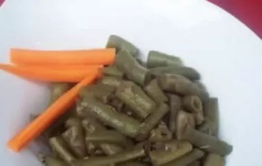 Savory and Spicy Allspice String Beans