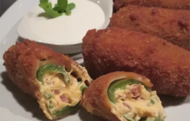 Spicy and Cheesy Best Ever Jalapeno Poppers Recipe