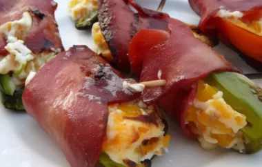 Spicy and cheesy jalapeno poppers that are perfect for any party or gathering.