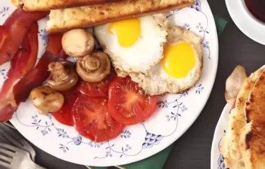 Try this delicious twist on the traditional Irish breakfast with an American touch.