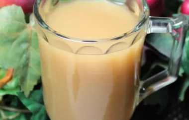 Warm Up with Hot Caramel Apple Juice