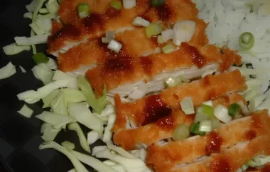 Delicious and Crispy Chicken Katsu with Homemade Tonkatsu Sauce