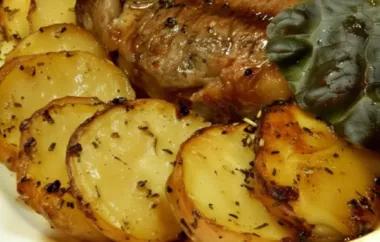 Delicious and Flavorful Oven-Roasted Greek Potatoes Recipe