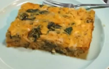Delicious and Healthy Spinach and Egg Casserole Recipe