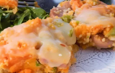 Delicious and hearty November harvest casserole filled with autumn vegetables and flavors