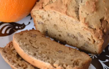Delicious and Moist Orange Bread Recipe