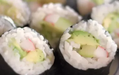 Delicious California Roll Recipe for Sushi Lovers