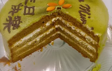 Delicious Matcha Green Tea Layer Cake