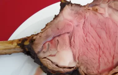 Indulge in the savory flavors of prime rib and au jus with this delectable recipe.