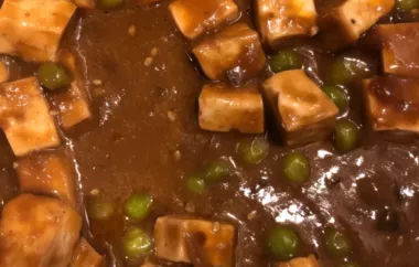 Spicy and Flavorful Mapo Tofu Made Easy in the Microwave