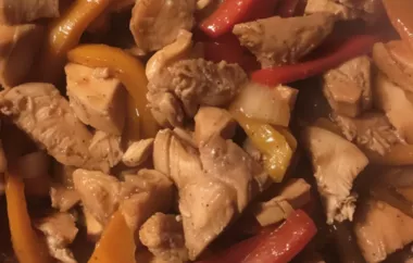 Spicy and savory Szechuan Chicken recipe with a kick!